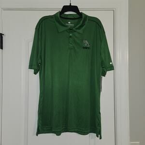 Colosseum North Texas Mean Green Short Sleeve Polo Shirt Men's Size XL NWT